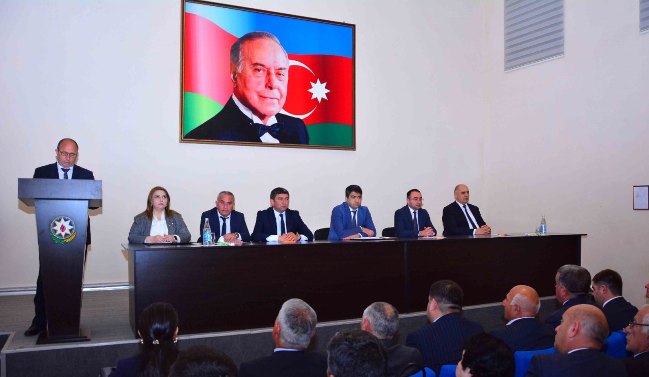 Ağstafa RİH başçısı yanında Şuranın növbəti iclası keçirilib - FOTOLAR